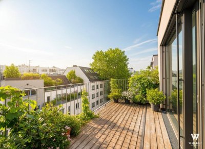 +++ Lichtdurchflutete 2-Zimmer Dachgeschosswohnung mit Terrasse &amp; Klimaanlage I Nähe U3 Kendlerstraße +++