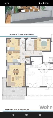 Geschmackvolle 4-Zimmer-Erdgeschosswohnung mit geh. Innenausstattung mit Balkon und EBK