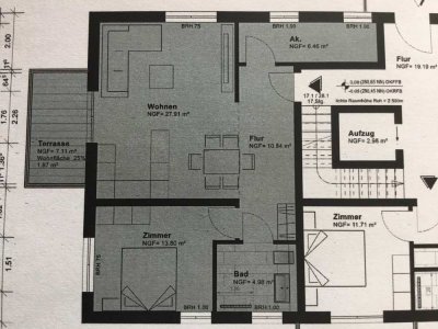 Erstbezug: Neuwertige 2-Raum-Wohnung mit Balkon und Einbauküche in Waldbrunn