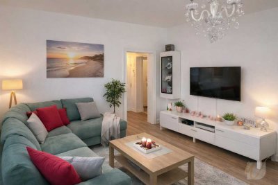 Mehr Platz geht nicht ! 4-Zimmerwohnung,Balkon und Stellplatz