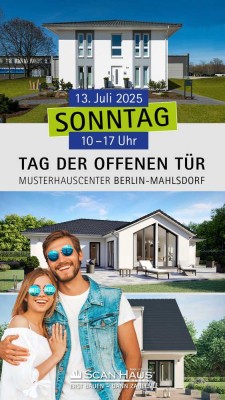Sonntag der 13. Juli, Tag der offenen Tür in Mahlsdorf von 10.00 - 17.00 Uhr