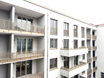 KFW55, exklusive Eigentumswohnung mit Balkon und Loggia, Fernwärme, Tiefgarage