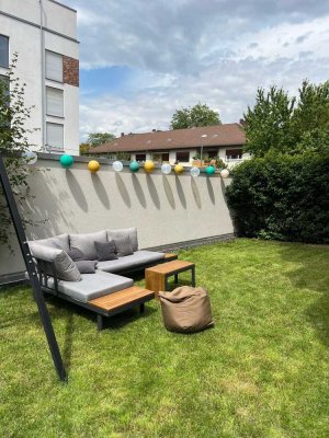 Wunderschöne 3 Zimmerwohnung mit 125qm Garten in zentraler Lage sucht Nachmieter!