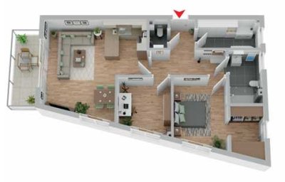 Neubau-Erdgeschosswohnung am Westerberg