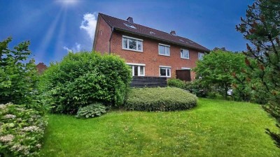 ideal für eine Familie: Doppelhaushälfte in Süderwisch, gepflegt, schnell beziehbar, Garage, Garten