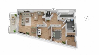 Neubau-Erdgeschosswohnung am Westerberg