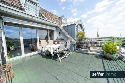 Helle Maisonette-Wohnung mit großer Süd-Dachterrasse und großem TG-Stellplatz in Frechen-Königsdorf