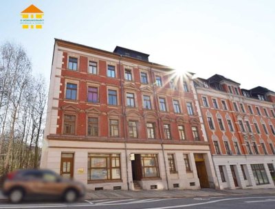 + Rentable 2-Raum-Wohnung in Schloßchemnitz: frisch renoviert mit Einbauküche +