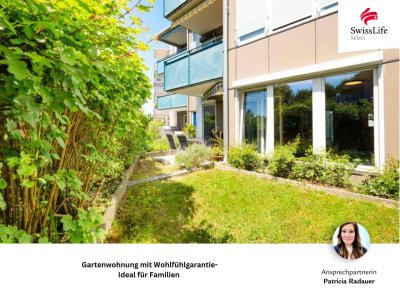 Sonniges Zuhause mit Garten, Tiefgarage &amp; durchdachtem Grundriss