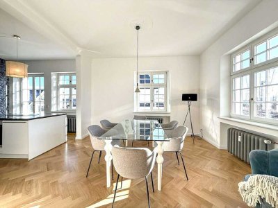 Einzigartige Jugendstilwohnung in denkmalgeschützter Bahnvilla in Pasing