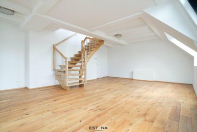 Großzügig gestaltete Dachgeschoss-Maisonette mit 2 Wintergärten und Terrasse | Erstbezug