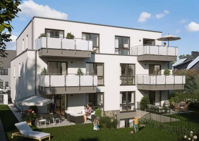 WHG 03: Neubauwohnung im Obergeschoss links mit großen Balkon und Stellplatz