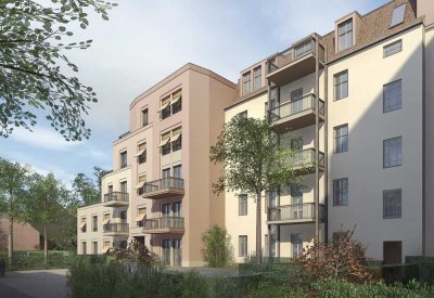 Babelsberg: 2-Zimmer-Wohnung mit Terrasse – aktuell saniert, bezugsfrei