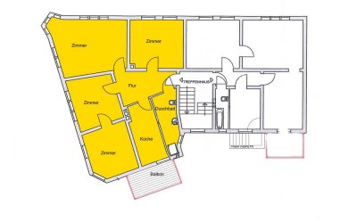 4-Zimmer-Wohnung / 12.2024 neue Fenster und Fassade