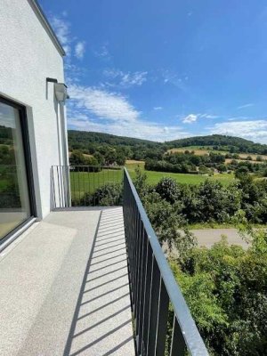 Moderne 2-Zimmer-Wohnung mit Balkon/Terrasse in Feldrandlage 1OG links