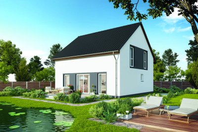 1. Reihe Einfamilienhaus mit Grundstück