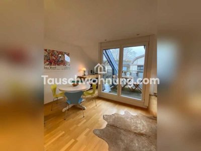 Tauschwohnung: Helle Maisonette-Wohnung in unmittelbarer Nähe zum Stadtwald