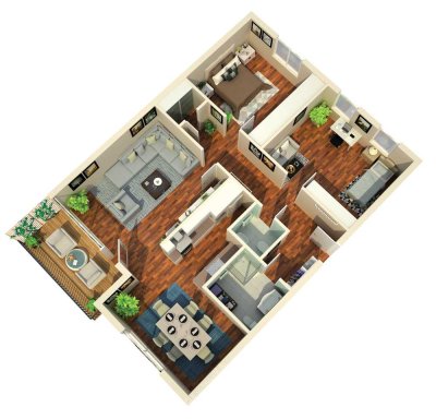 Tolle Wohnung mit  Balkon!