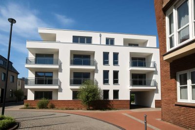 Erstbezug mit Balkon: Stilvolle 2-Raum-Erdgeschosswohnung mit geh. Innenausstattung