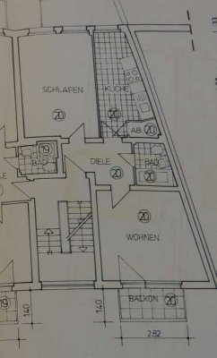 Frisch renovierte 2 Zimmerwohnung mit neuem Bad