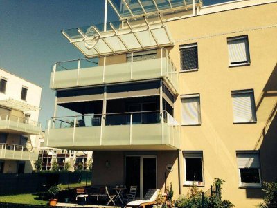 Moderne 2-Zimmer-Wohnung mit großem Balkon und Tiefgaragenplatz