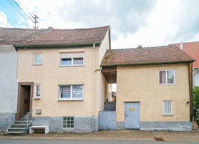 Anleger aufgepasst: vermietete DHH in der Stadtmitte von Külsheim zvk., ca. 68 m² Wfl.