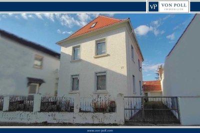 Kaffeemühlenhaus in zentraler Lage mit großem Garten und Ausbaureserve