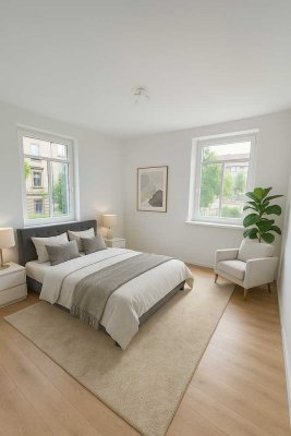 Stilvoll frisch sanierte 3-Zimmer-Altbauwohnung mit Balkon im Konstanzer Paradies