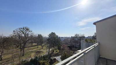 TRAUMHAFTE TERRASSENWOHNUNG - GRÜN- UND FERNBLICK - TOPLAGE BAUERNFELDGASSE