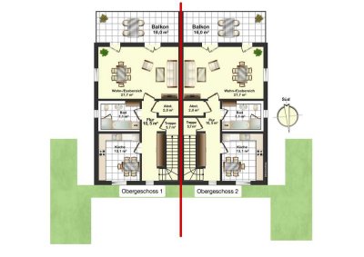 4-Zimmer-Wohnung mit großem Balkon in Freiburg St. Georgen