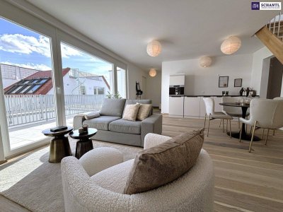 OPEN HOUSE 20.2.! Exklusives Dachgeschosswohnen: Helle 4-Zimmer-Maisonette mit Balkon, Dachterrasse und hochwertiger Ausstattung!
