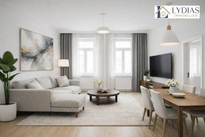 Gemütliche und helle 3-Zimmer-Altbauwohnung mit optimaler Raumaufteilung, Top Infrastruktur!