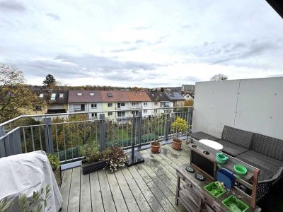 7386 - Moderne 3-Zimmerwohnung mit Dachterrasse in Dammerstock!
