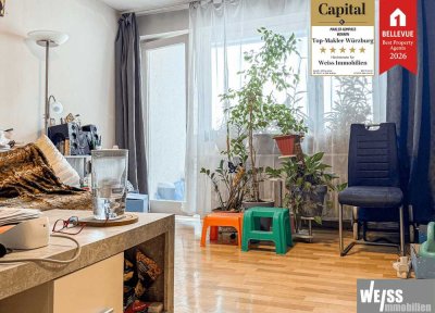 5% Rendite! Investoren aufgepasst: Vermietete 1 Zimmer Wohnung in Lengfeld