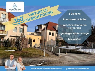 Mit zwei Balkonen und bezugsfrei! 2-Zimmer-Wohnung in Dresden-West
