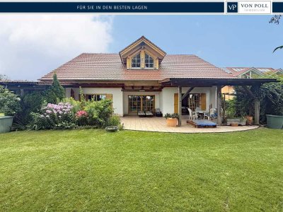 Idylle pur! Traumhaftes Landhaus mit Weitblick ins Grüne und großem Garten in Vilsheim!