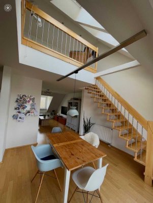 Südliche Innenstadt ! Moderne 3,5 Zimmer 103m² Maisonette-Wohnung m. Dachterrasse, EBK mögliich