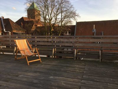 attraktive 1-Zimmer-Loft-Wohnung mit großer Dachterrasse
