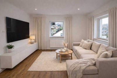 Erstbezug nach Kernsanierung: 3,5 Zi., 80 m², Südbalkon, Glasfaser, Garage optional - Heroldsberg