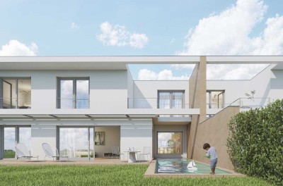 Neubau DH Architekten Villa mit Pool