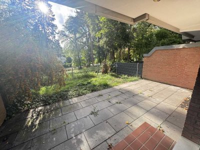 Am Rosenhügel 30: Helle Gartenwohnung, 3 Zimmer, großes Bad, halboffene Küche