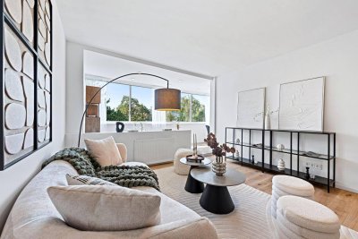 Erstbezug nach Renovierung: Lichtdurchflutete 3-Zimmer-Wohnung mit Loggia in Baden