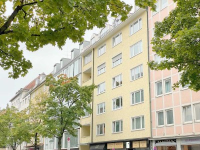 Neue 2 Zi.-Whg. mit West-Balkon und Tageslichtbad in sehr ruhiger Top-Lage direkt beim Königsplatz
