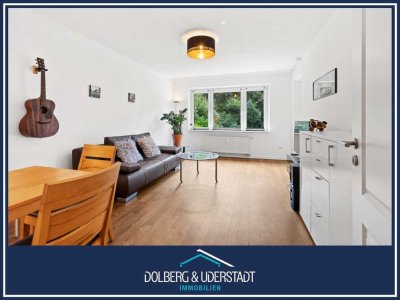 Hochwertige 3 Zimmer EG Wohnung im Grünen mit Terrasse, ca. 35 Minuten zur City mit der U-Bahn U1