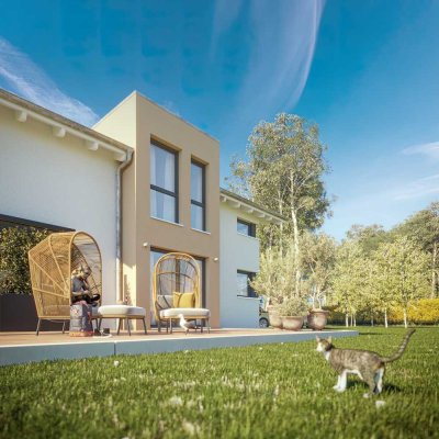 Einfamilienhaus mit stilvollen Architektur-Features in TOP-Lage