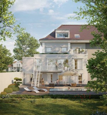 Exklusive Garten-Maisonette mit Haus-in-Haus-Charakter – Kernsaniertes Juwel in bester Oststadt-Lage