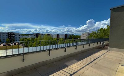 Erstbezug: Exklusives Penthouse im Neubau mit Terrasse und Tiefgarage