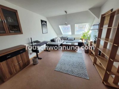 Tauschwohnung: Helle 2-Raum Dachgeschosswohnung | Stötteritz