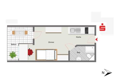 Vermietetes Studentenappartement in Regensburg direkt neben der Universität