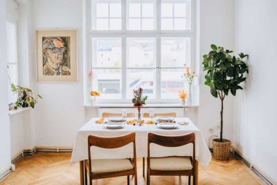 Maisonette-Wohnung in Gründerzeit Haus mit Terrasse und Balkon